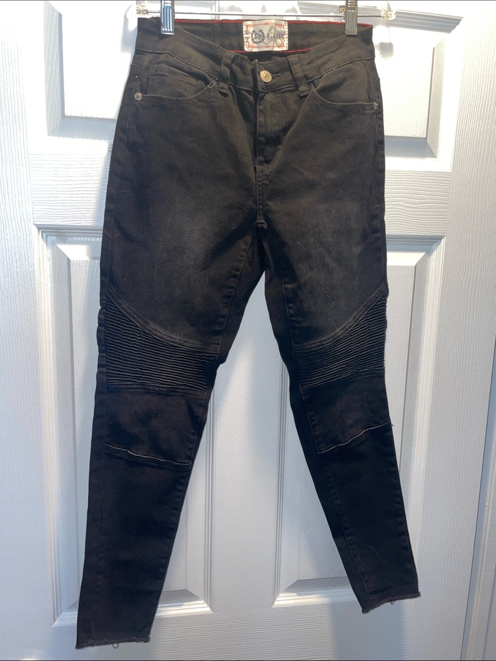 L&B Black Skinny Moto Jeans